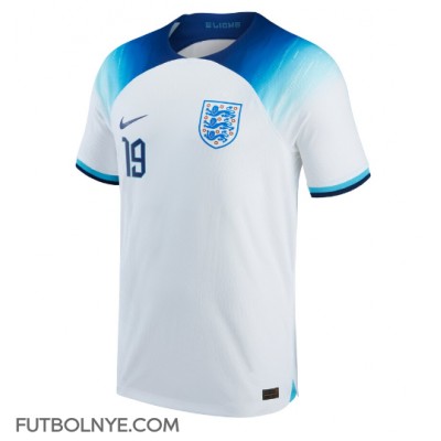 Camiseta Inglaterra Mason Mount #19 Primera Equipación Mundial 2022 manga corta